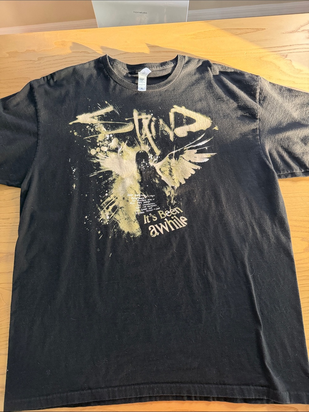 Men's Black Staind Concert Tee “It's Been Awhile”